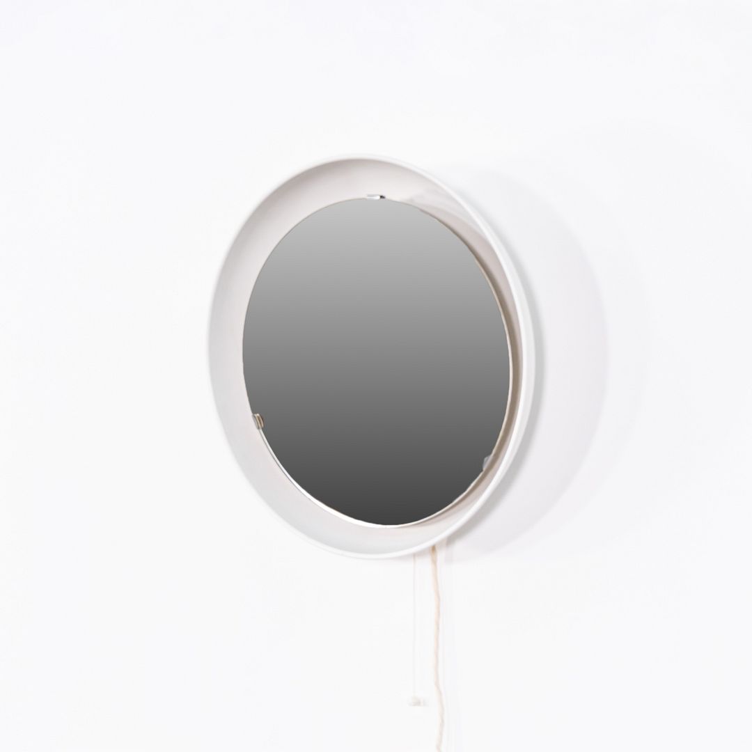C. 1965 Poul Henningsen for Louis Poulsen PH Mirror in White, Danish Design