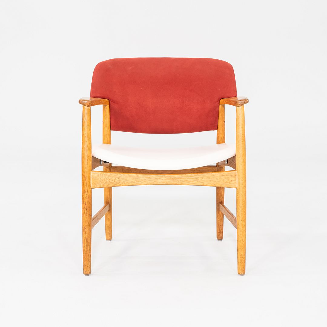 1960s Ejner Larsen and Aksel Bender Madsen 4205 Dining Arm Chair Fritz Hansen