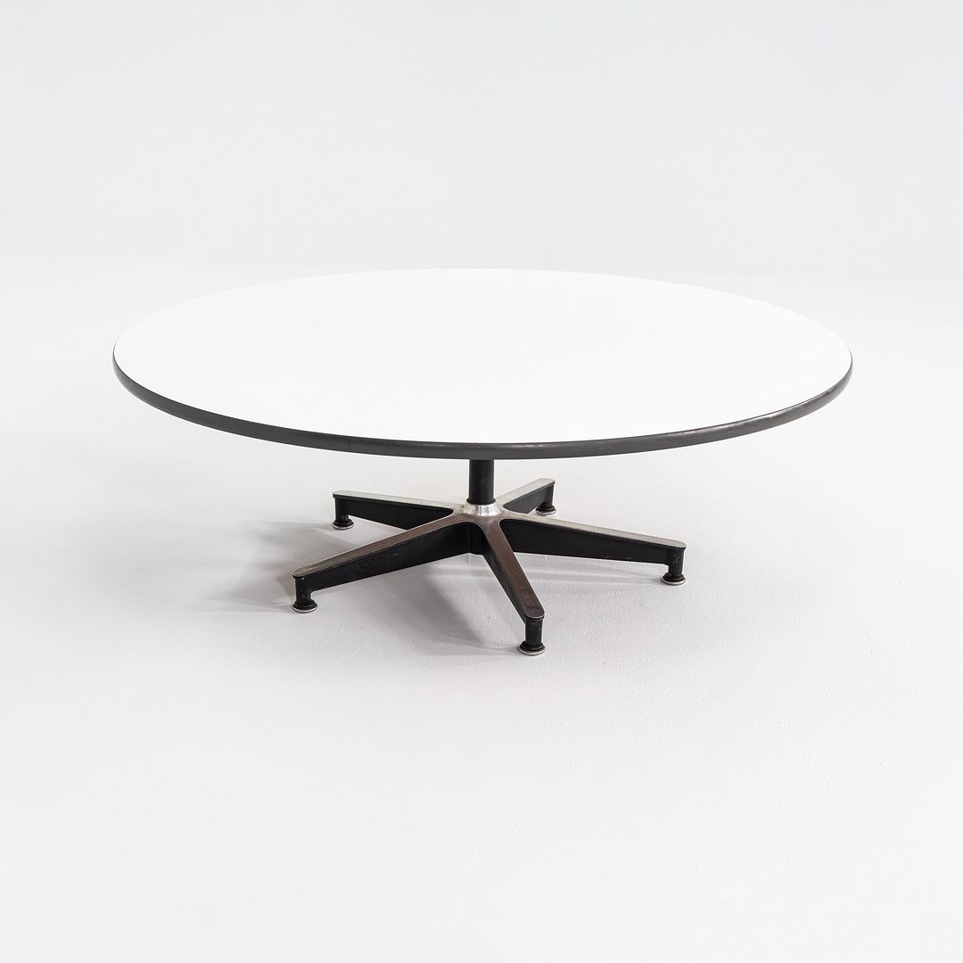 C. 1956 Herman Miller Eames Coffee Table with White Laminate Top and 670 Base