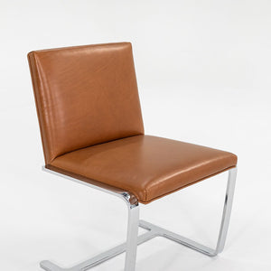 1970s Armless Brno Chair Mies van der Rohe for Knoll / Brueton / Gratz in Cognac