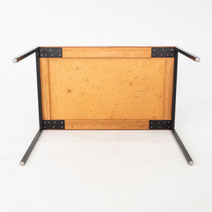 1960s Dieter Waeckerlin for Behr B Series Teak and Steel Desk 28 x 45 inches