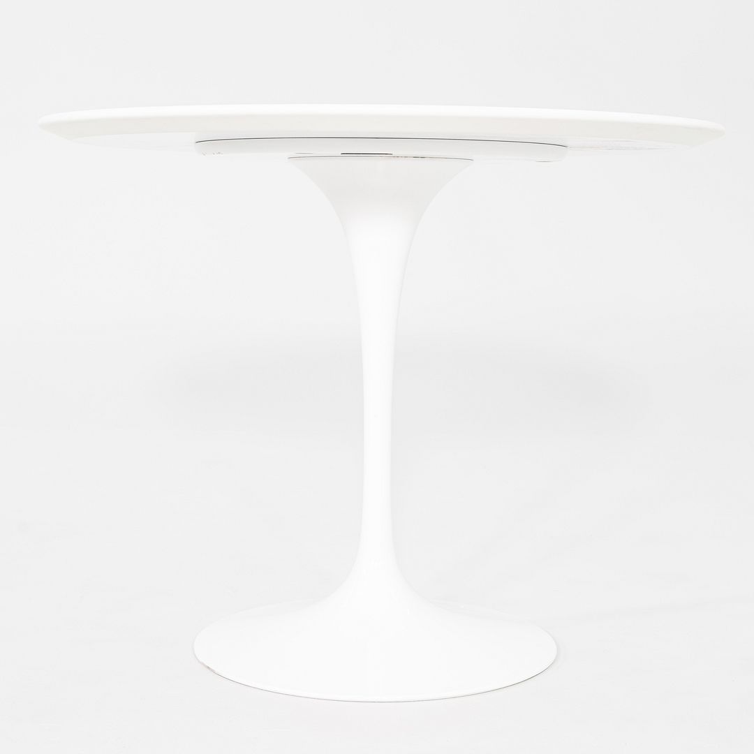 2019 Eero Saarinen for Knoll Tulip Dining Table with White Laminate 36" Top