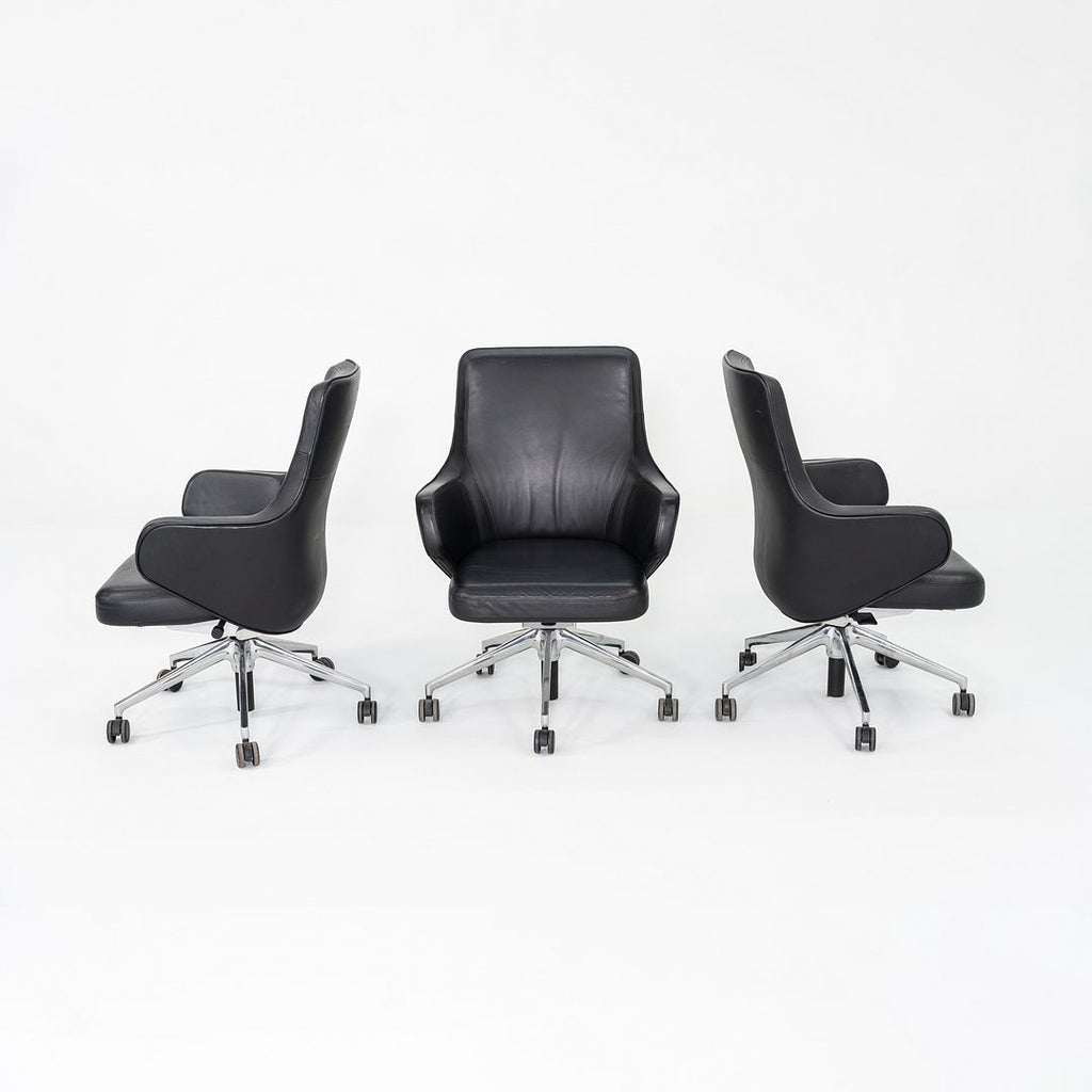 2012 Antonio Citterio for Vitra Grand Executive Chairs in Black Leather 13x Available