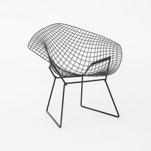 1970s Pair of Harry Bertoia for Knoll Diamond Lounge Chairs Powder Coated Steel