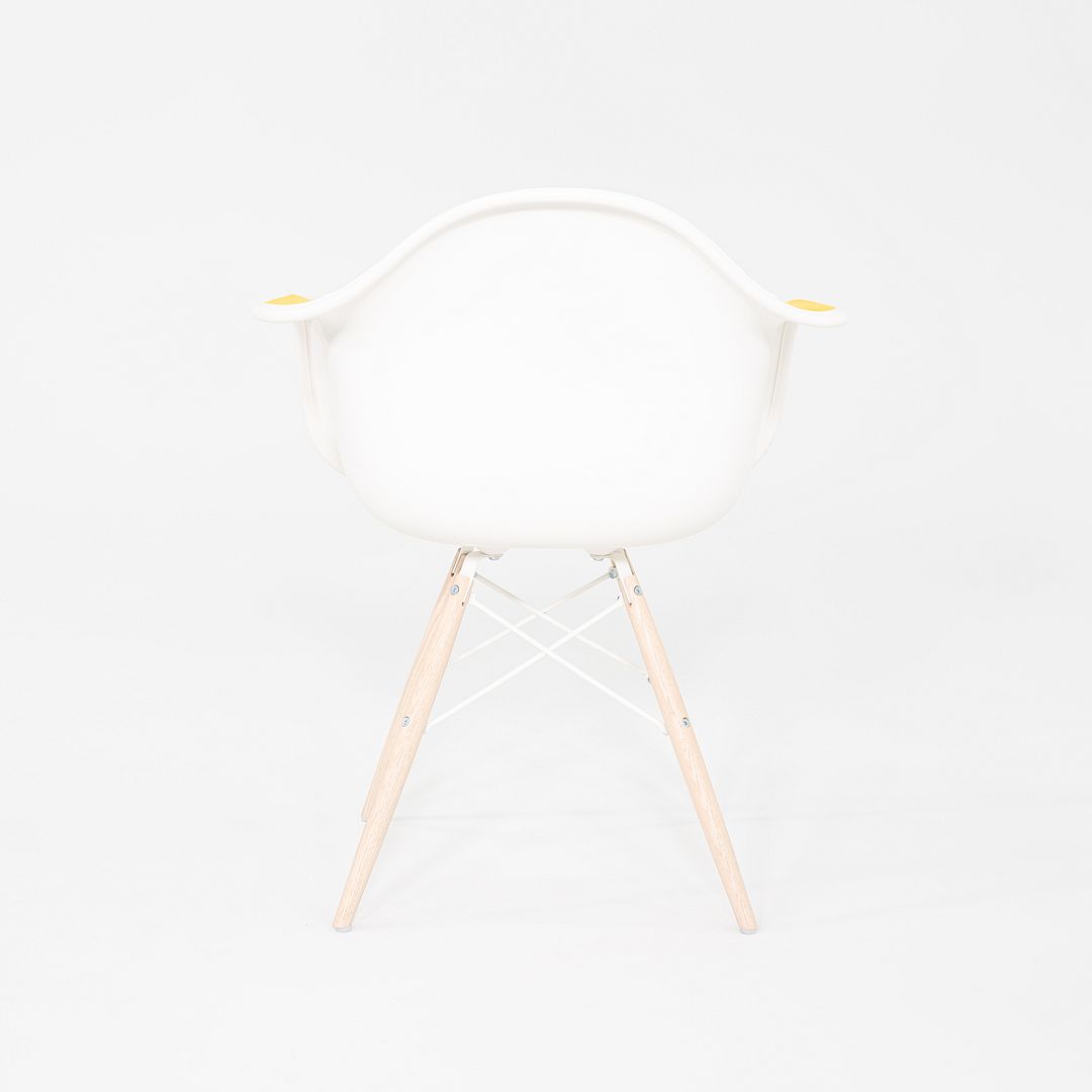 2022 Herman Miller Eames DAW Dining Chair in Yellow w/ Eiffel Base 3x Available