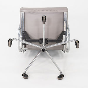 2006 Herman Miller Eames Soft Pad Management Desk Chair in Grey Leather 6x Avail