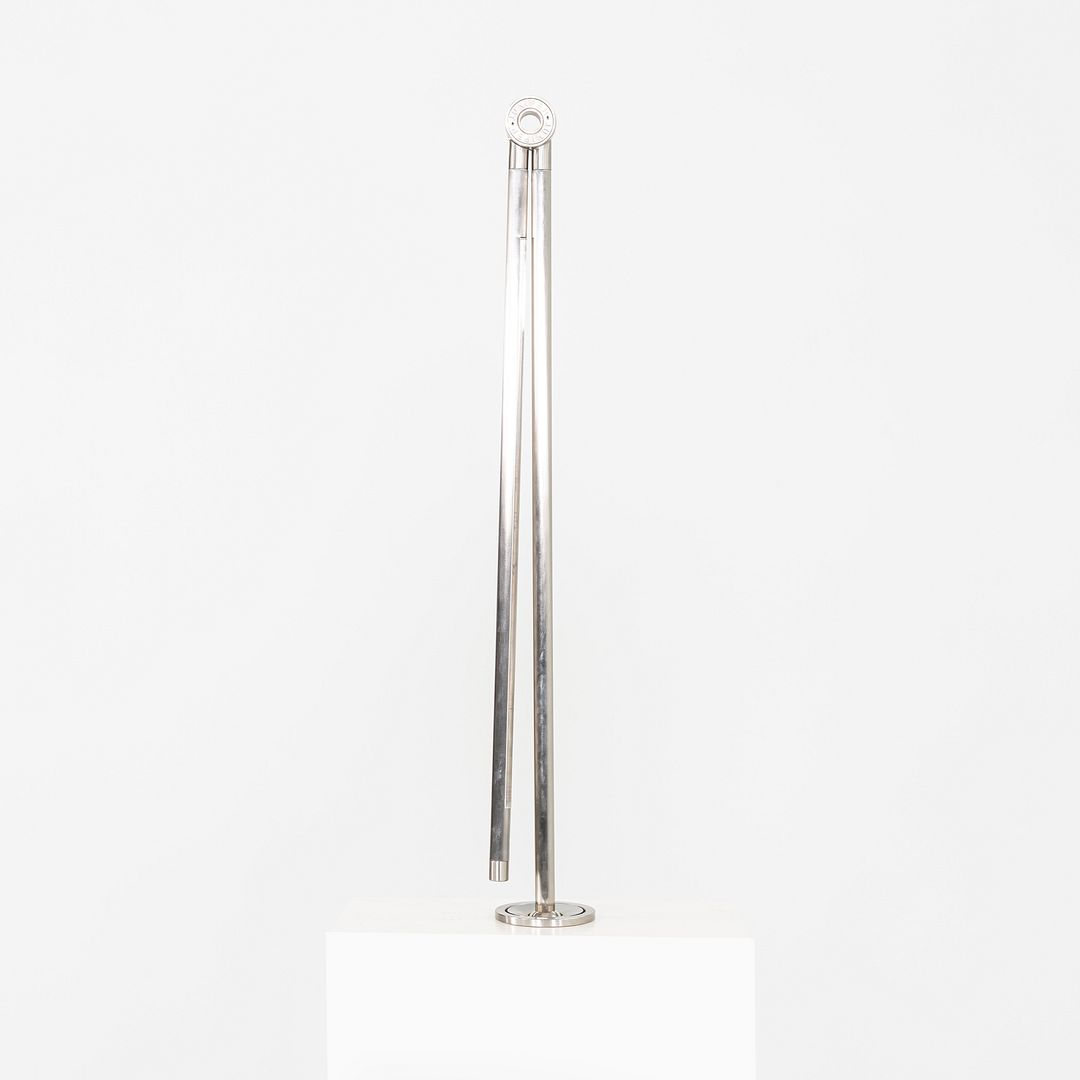 2020 Peter Bristol Juniper Thin Task Lamp w/ Desk Inset Satin Nickel 12+ Avail