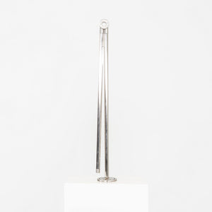 2020 Peter Bristol Juniper Thin Task Lamp w/ Desk Inset Satin Nickel 12+ Avail