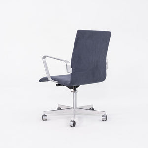 2023 Arne Jacobsen for Fritz Hansen Low Oxford Desk Chairs in Suede 11x Available