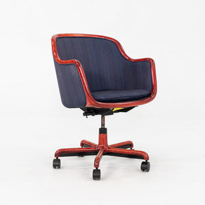 1986 Ward Bennett for Brickel Associates Executive Office Chair in Red 4x Avail