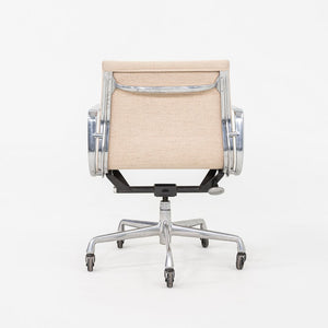 1990 Herman Miller Eames Aluminum Soft Pad Management Desk Chair in Tan Hopsack Fabric 6x Available