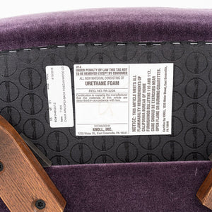 2018 Eero Saarinen for Knoll Executive Dining Arm Chairs in Purple 12+ Available