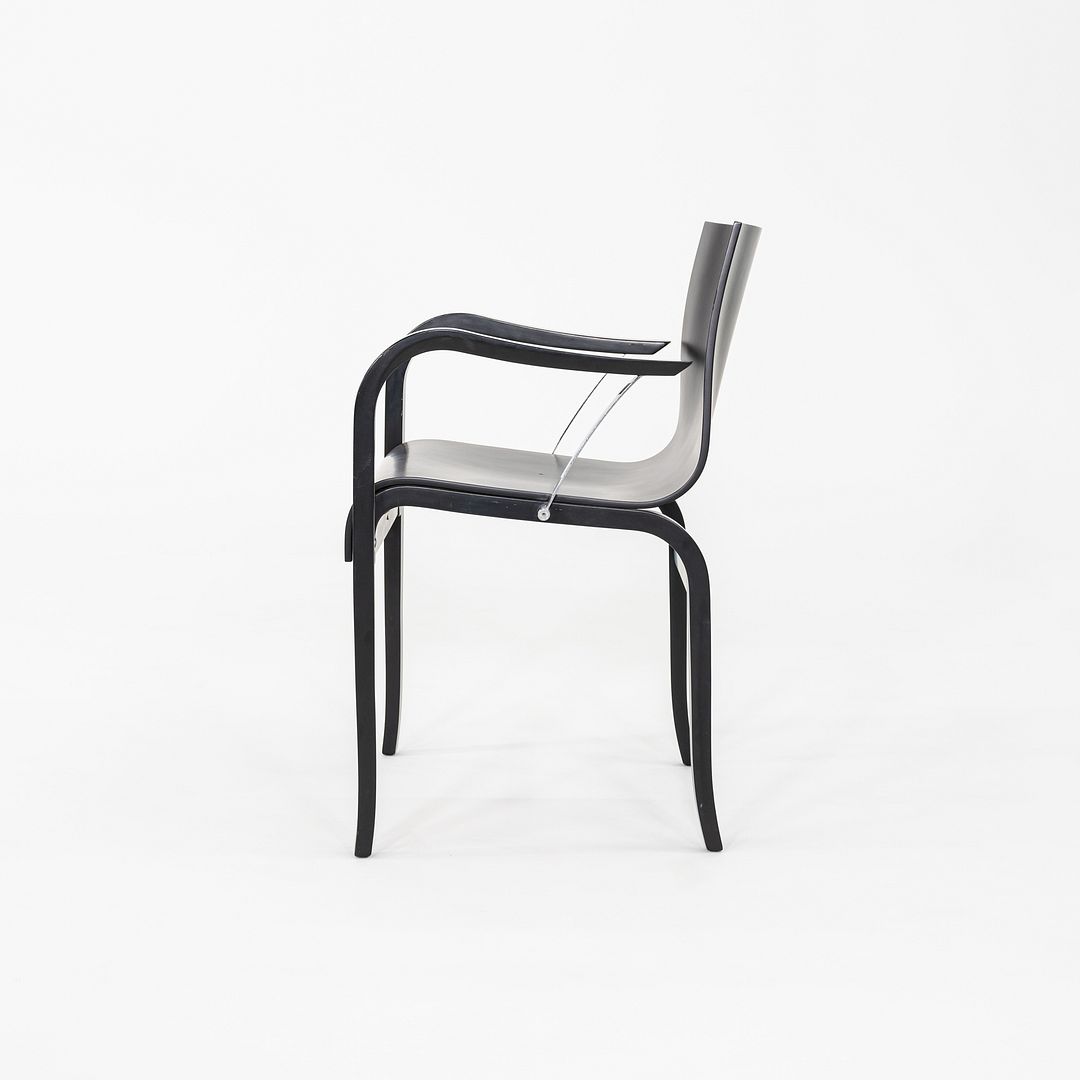 1970s Pair of Ginotta Bentwood Dining Chairs by Enrico Franzolini for Crassevig