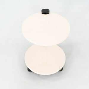 1980s Pace Collection Lacquered Occasional End Table on Casters Made in Italy
