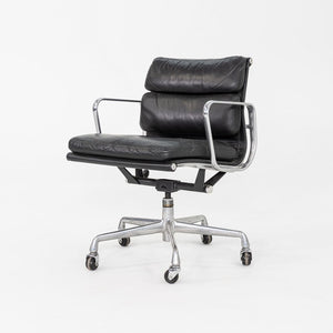 1992 Herman Miller Eames Soft Pad Management Desk Chair Black Leather 4x Avail