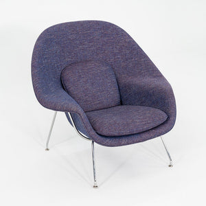 2023 Eero Saarinen for Knoll Full Size Womb Lounge Chair in Purple Upholstery