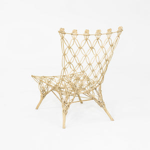 1990s Knotted Chair By Marcel Wanders / Droog for Cappellini in Green Rope