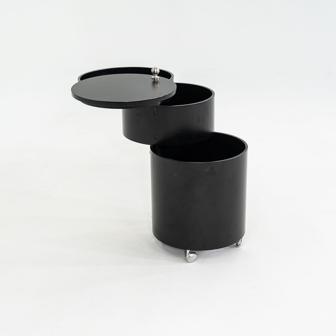 2010s Verpan Panton for Verpan Barboy Container Cart in Black Molded Wood