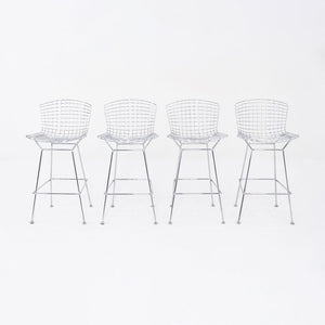 2010s Harry Bertoia for Knoll Bar Stool in Chrome 4x Available