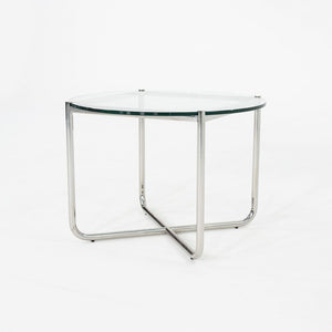 2000s Mies Van Der Rohe for Knoll E04M MR Coffee Table with Glass Top 27.5"
