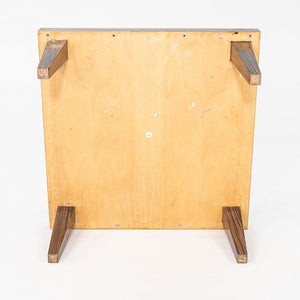 2000s Zanotta Macassar Ebony Coffee / Side Table, Italian Design, 35 Inches