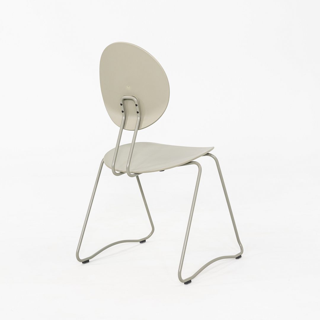 2024 Set of Four Verner Panton for Verpan Flex Chair in Grey Frame w/ Grey Seat