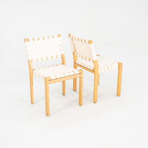 1980s Pair of Alvar & Aino Aalto for Artek 611 Stacking Dining / Side Chairs