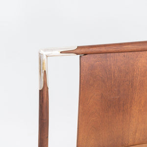 1950s T.H. Robsjohn Gibbings for Widdicomb King Size Headboard in Walnut 80x35