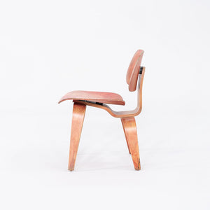 C. 1953 Herman Miller Eames DCW Dining Chair in Molded Plywood w/ Red Dye Finish