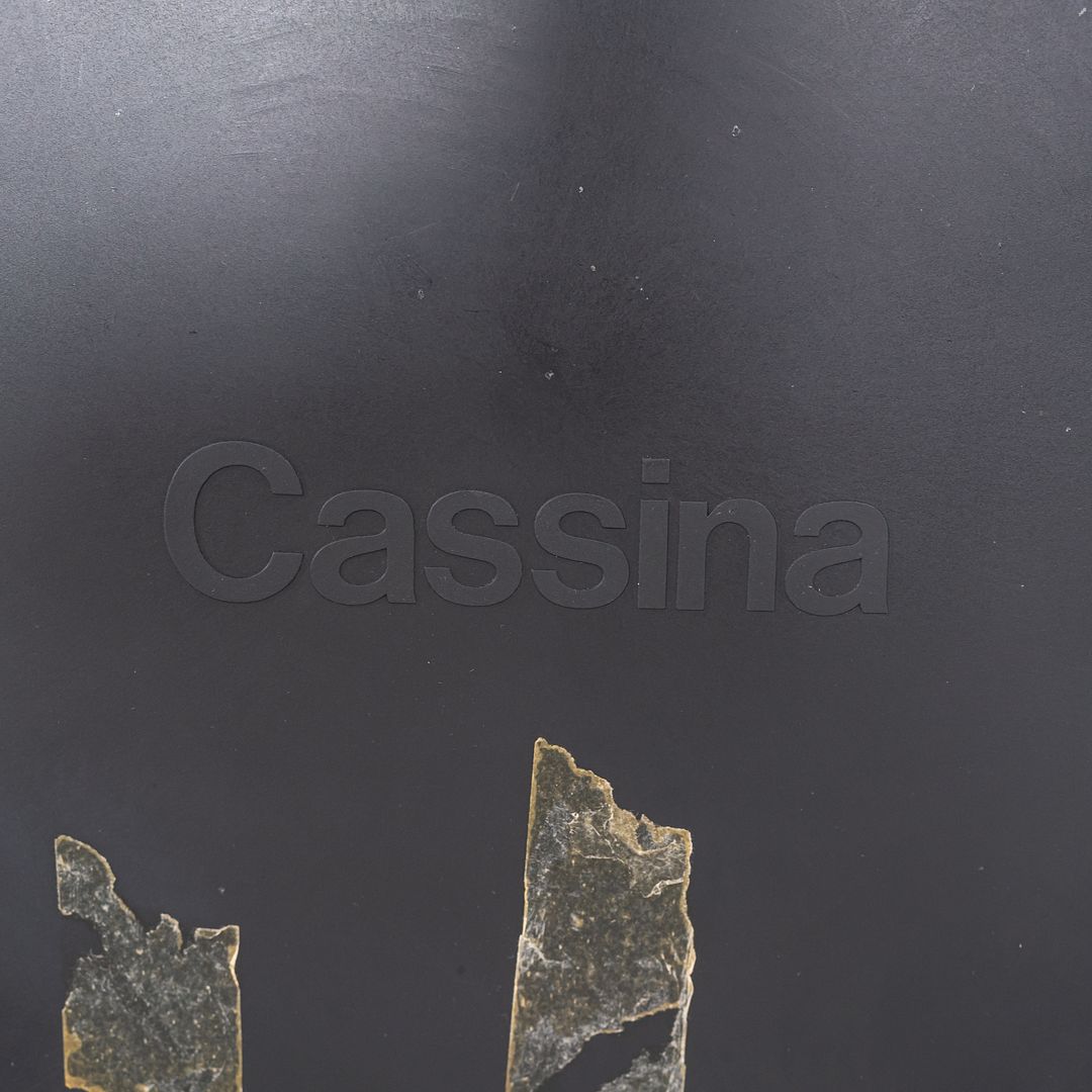 1990s Pair of Mario Bellini Cab 413 Leather Armchair for Cassina Black Leather