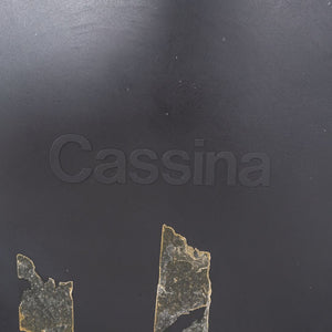 1990s Pair of Mario Bellini Cab 413 Leather Armchair for Cassina Black Leather