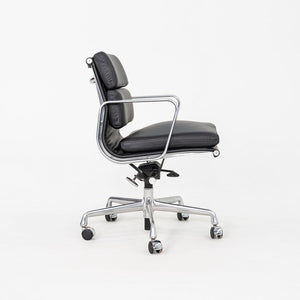 SOLD C. 2020 Herman Miller Eames Soft Pad Management Desk Chair in Black Leather 1x Available