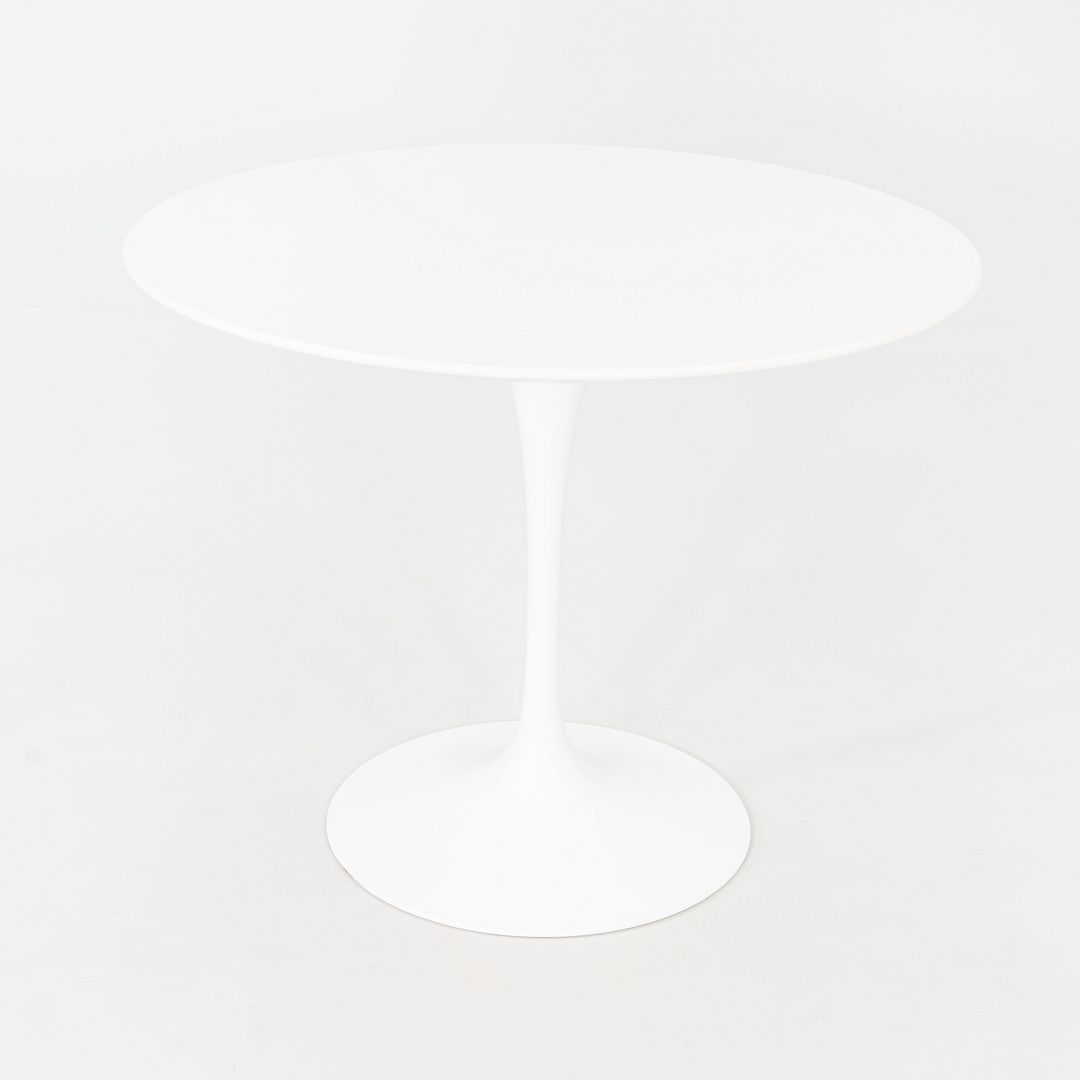 2019 Eero Saarinen for Knoll Tulip Dining Table with White Laminate 36" Top