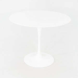 2019 Eero Saarinen for Knoll Tulip Dining Table with White Laminate 36" Top