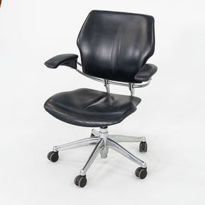 2005 Niels Diffrient for Humanscale Freedom Desk Chair in Black Leather 12+ Available