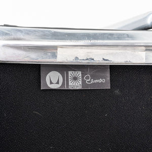 SOLD C. 2020 Herman Miller Eames Soft Pad Management Desk Chair in Black Leather 1x Available