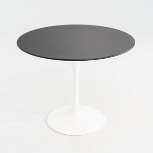 2023 Eero Saarinen Knoll Tulip Dining Table Top 35" Round in Black Laminate