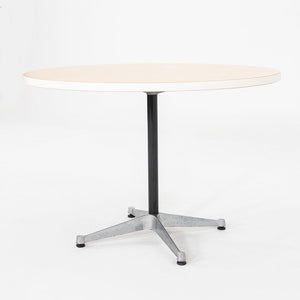 2000s Herman Miller Eames Occasional Table with Wood Laminate Top 42 inch Top