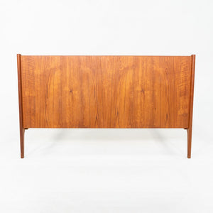 1960s Kai Kristiansen for Dyrlund Teak Full Size Bed with Headboard & Footboard