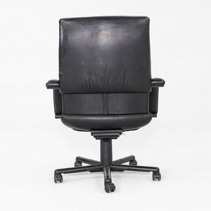 1991 Mario Bellini and Dieter Thiel for Vitra Figura Office Chair Black Leather