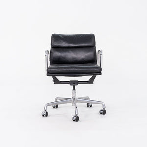 1990s Herman Miller Eames Soft Pad Management Desk Chair in Black Leather 5x Available