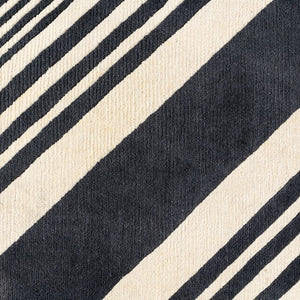 2010s Sue Timney for The Rug Company Bias Cut Rug of Tibetan Wool 96x30 inches
