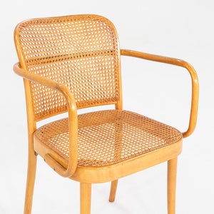 1980s Set of 10 Model 811 Prague Chairs by Josef Hoffman for Stendig / Thonet