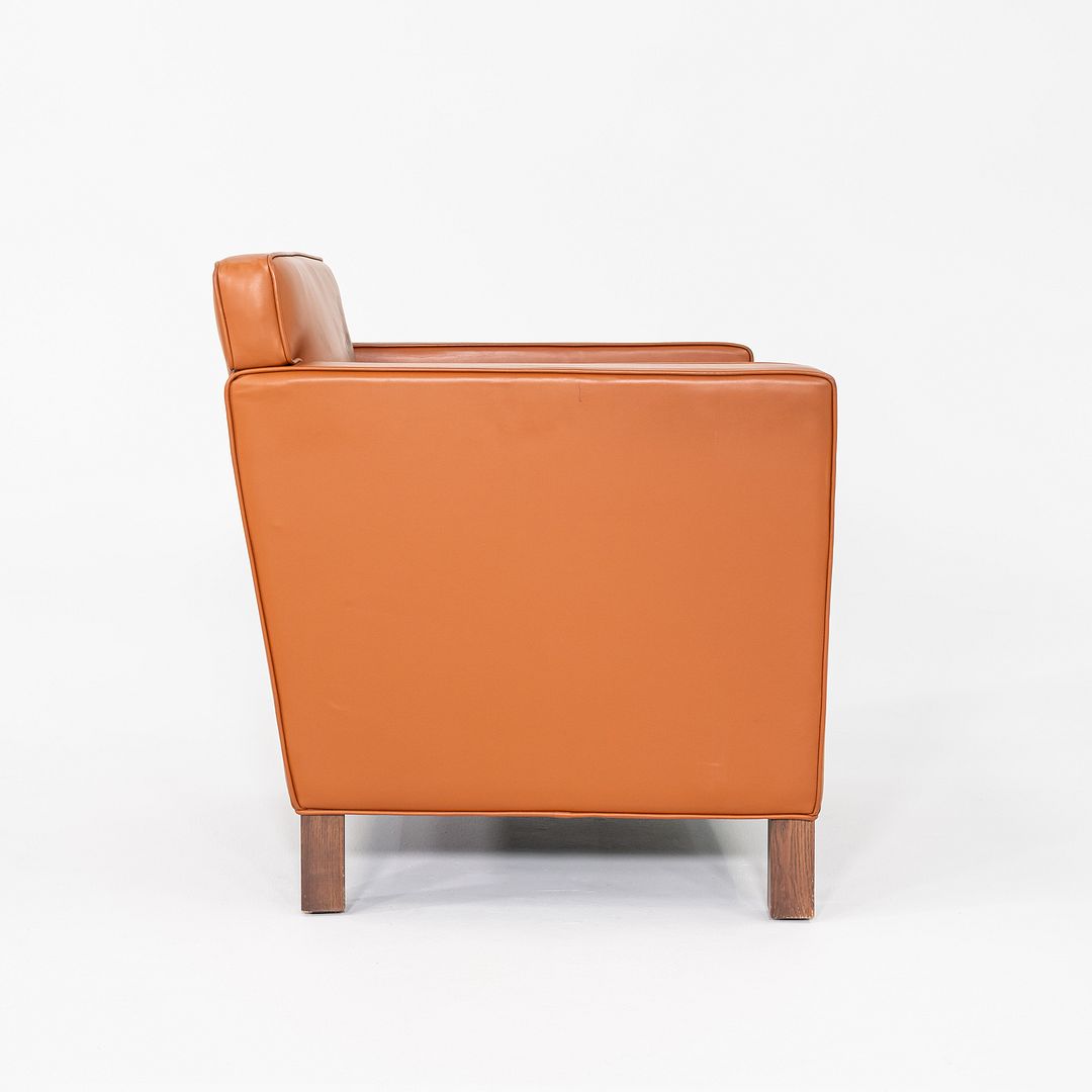 2010s Mies Van Der Rohe for Knoll Krefeld Club Chair Cognac Leather Upholstery