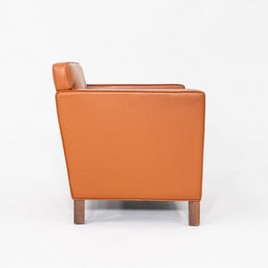 2010s Mies Van Der Rohe for Knoll Krefeld Club Chair Cognac Leather Upholstery