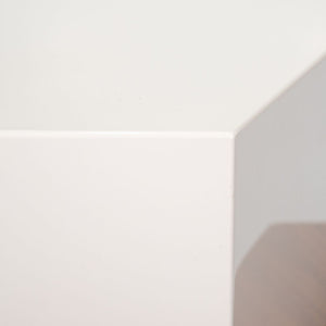 2010s Minotti Aeron Side Table Made of MDF and Miter Folding by Rodolfo Dordoni