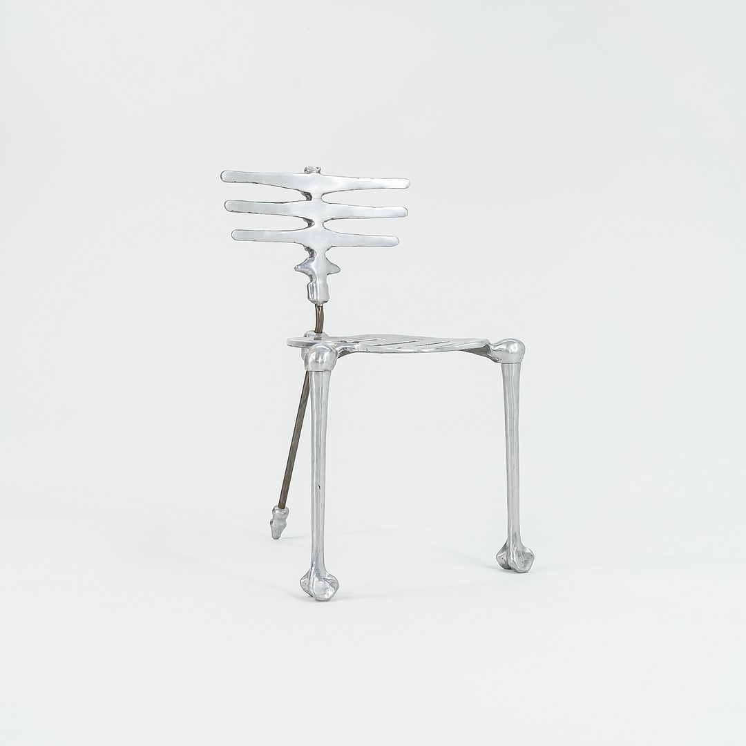 1994 Skeleton Chair, Model 130064 by Michael Aram in Cast Aluminum