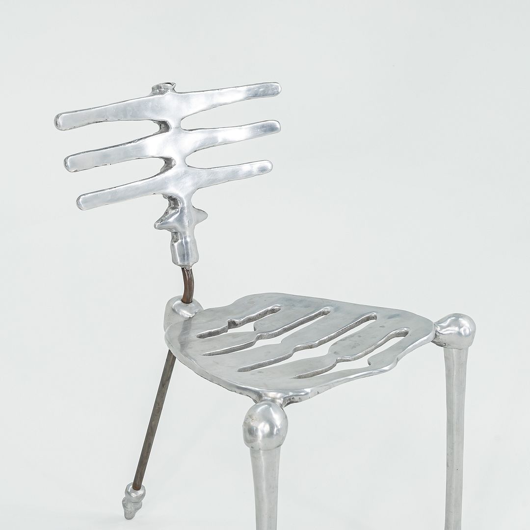 1994 Skeleton Chair, Model 130064 by Michael Aram in Cast Aluminum