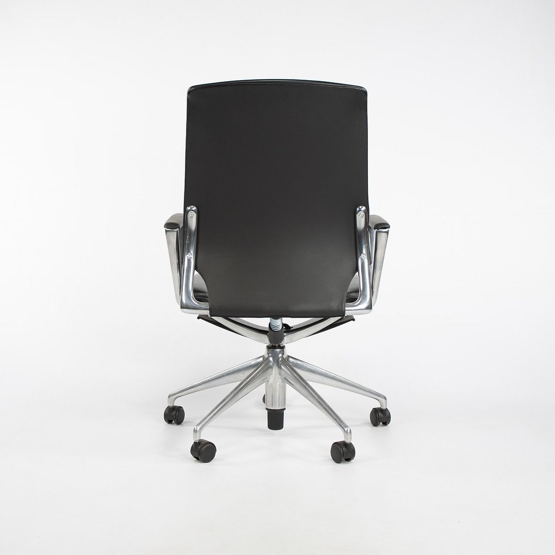 2012 Meda Desk Chair by Alberto Meda for Vitra in Leather and Aluminum