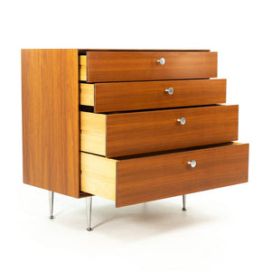 SOLD 1958 Pair of Thin Edge Dressers by George Nelson for Herman Miller in Walnut